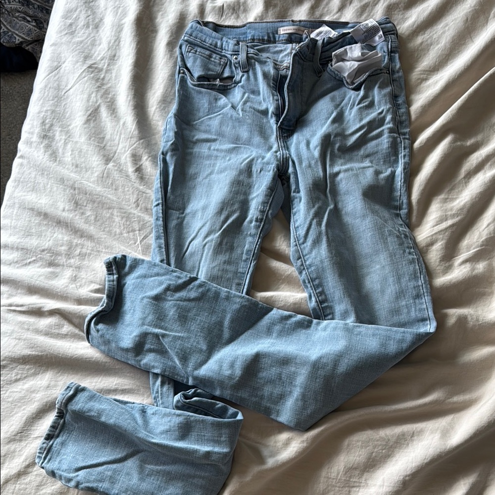 724 high rise straight Levi’s jeans